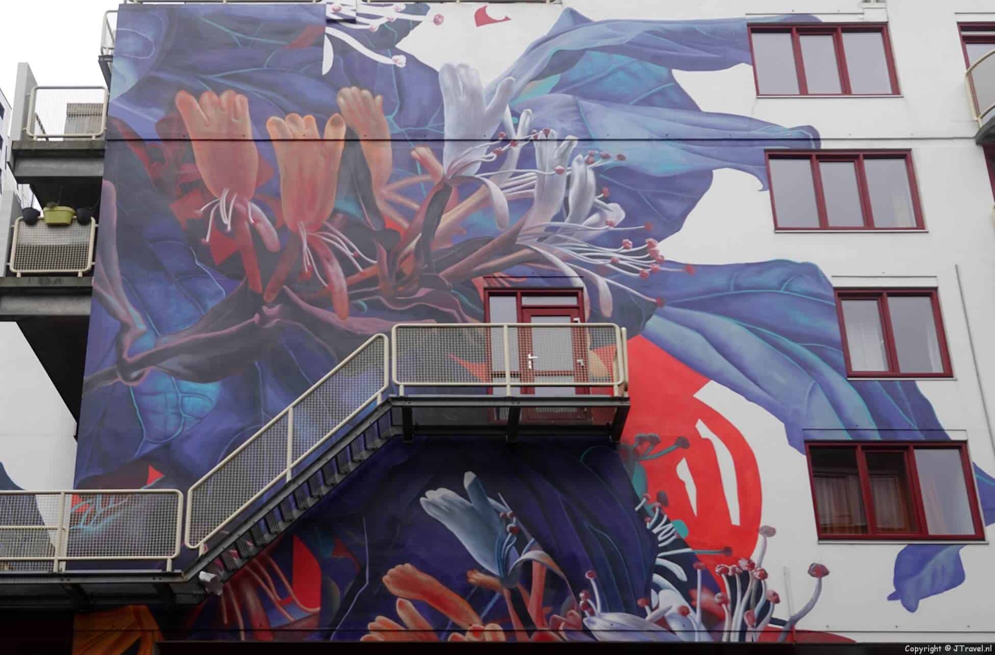 Foto's van mijn street art wandeling in het Oude Westen van Rotterdam