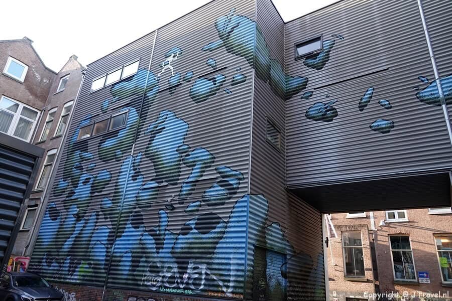 Street art van Daan Botlek tijdens mijn street art wandeling in het centrum van Rotterdam