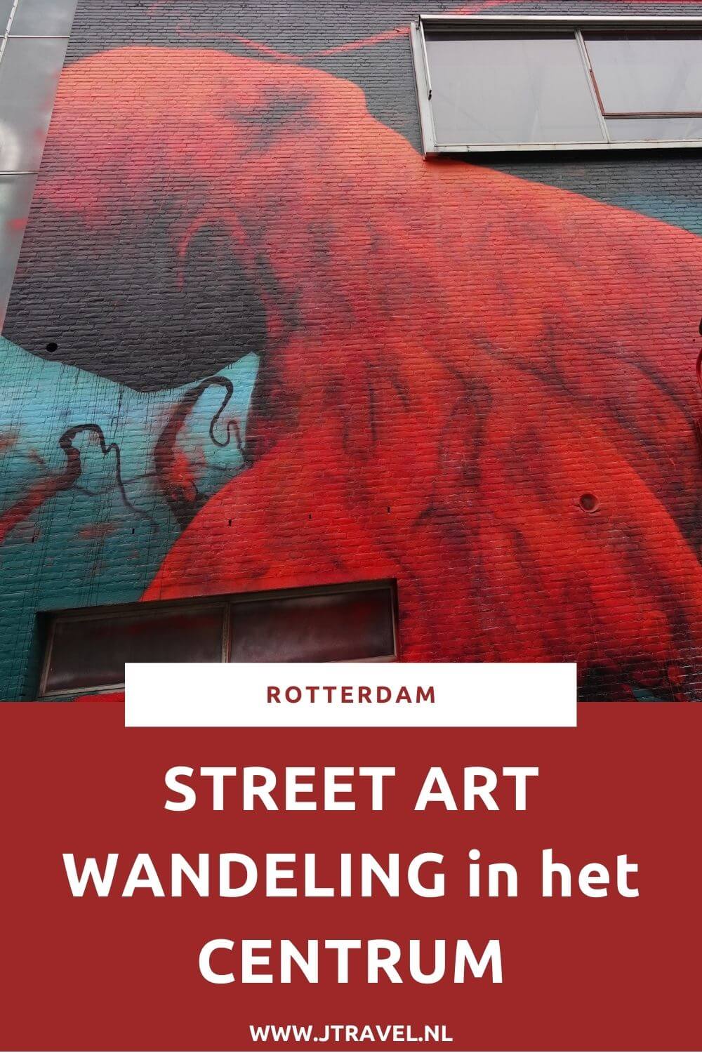Ik maakte een wandeling langs de vele street art werken in het centrum van Rotterdam. In dit artikel lees je waar je de street art in het centrum van Rotterdam kunt vinden. #streetart #streetartrotterdam #rotterdam #jtravel #jtravelblog