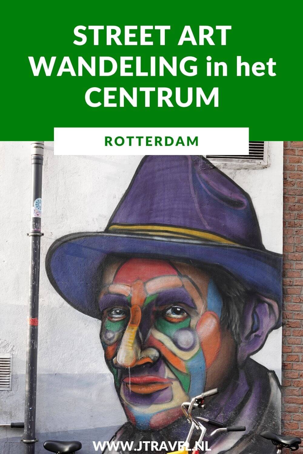 Ik maakte een wandeling langs de vele street art werken in het centrum van Rotterdam. In dit artikel lees je waar je de street art in het centrum van Rotterdam kunt vinden. #streetart #streetartrotterdam #rotterdam #jtravel #jtravelblog