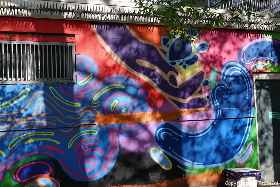 Street art van Kiara en Essie tijdens mijn street art wandeling in de Rotterdamse wijk Feijenoord