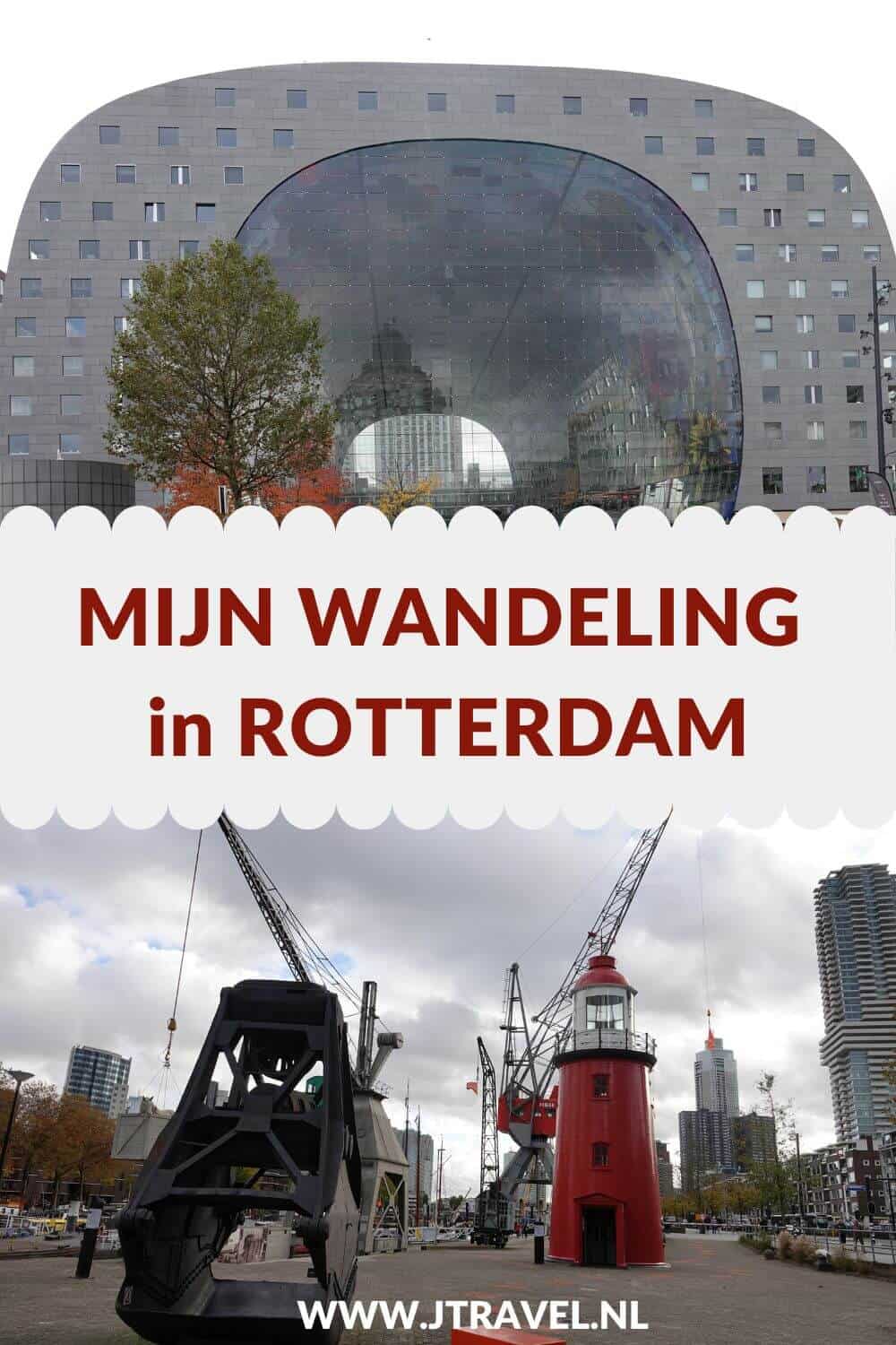 Ik maakte een 9 kilometer lange wandeling in het centrum Rotterdam langs talrijke hotspots zoals de luchtbrug, de kubuswoningen, de markthal en de Laurenskerk. Wandel je mee? #wandelen #rotterdam #luchtsingel #kubuswoningen #markthal #jtravel #jtravelblog