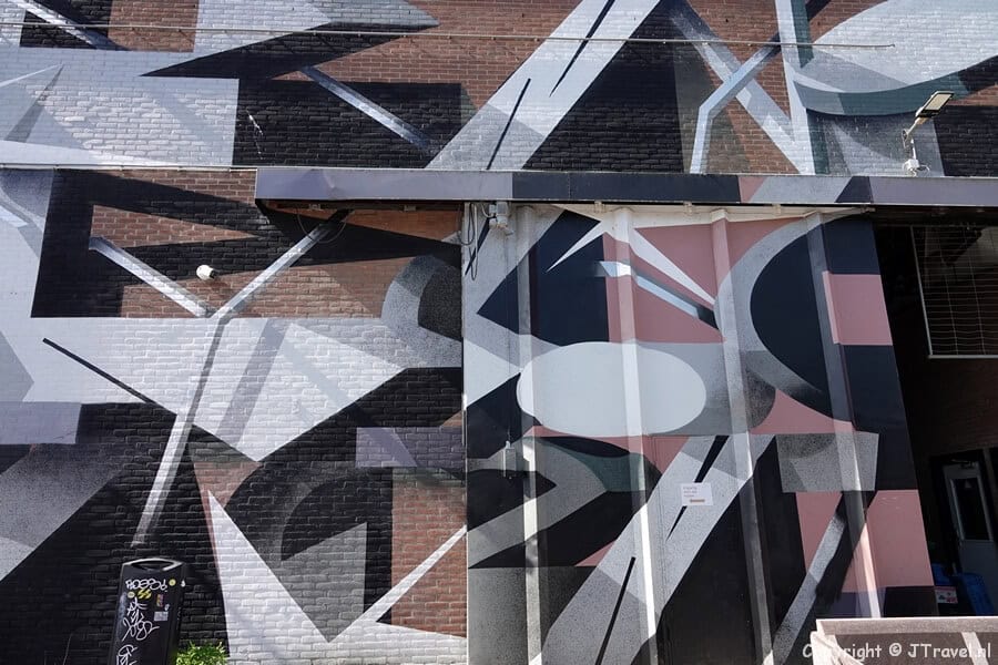 Street art van Will Gates tijdens mijn street art wandeling in de Rotterdamse wijk Feijenoord