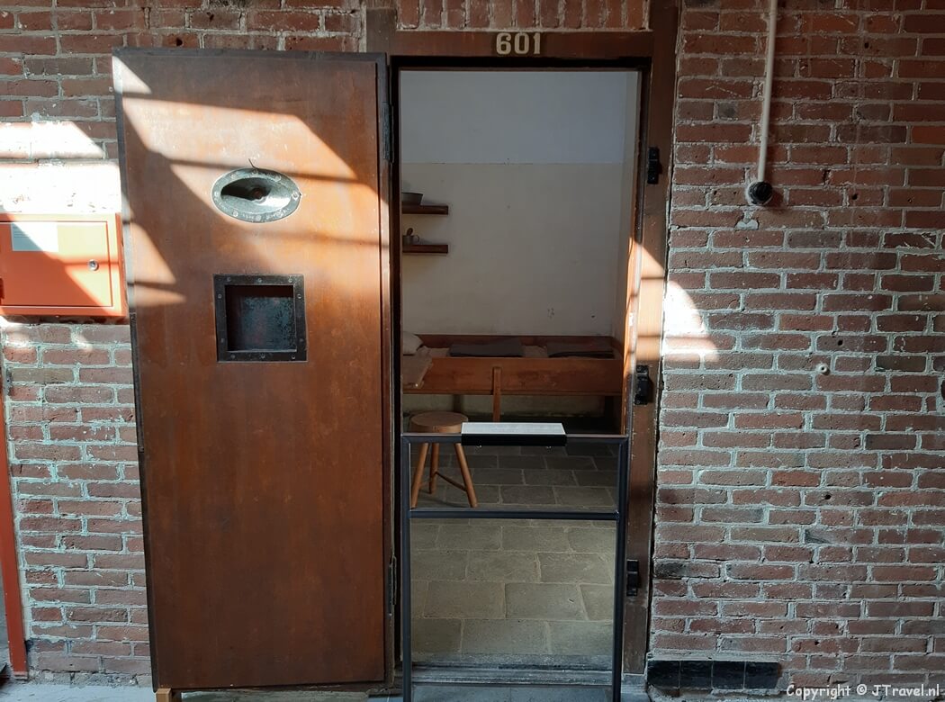 Dodencel 601 in het Nationaal Monument Oranjehotel in Den Haag