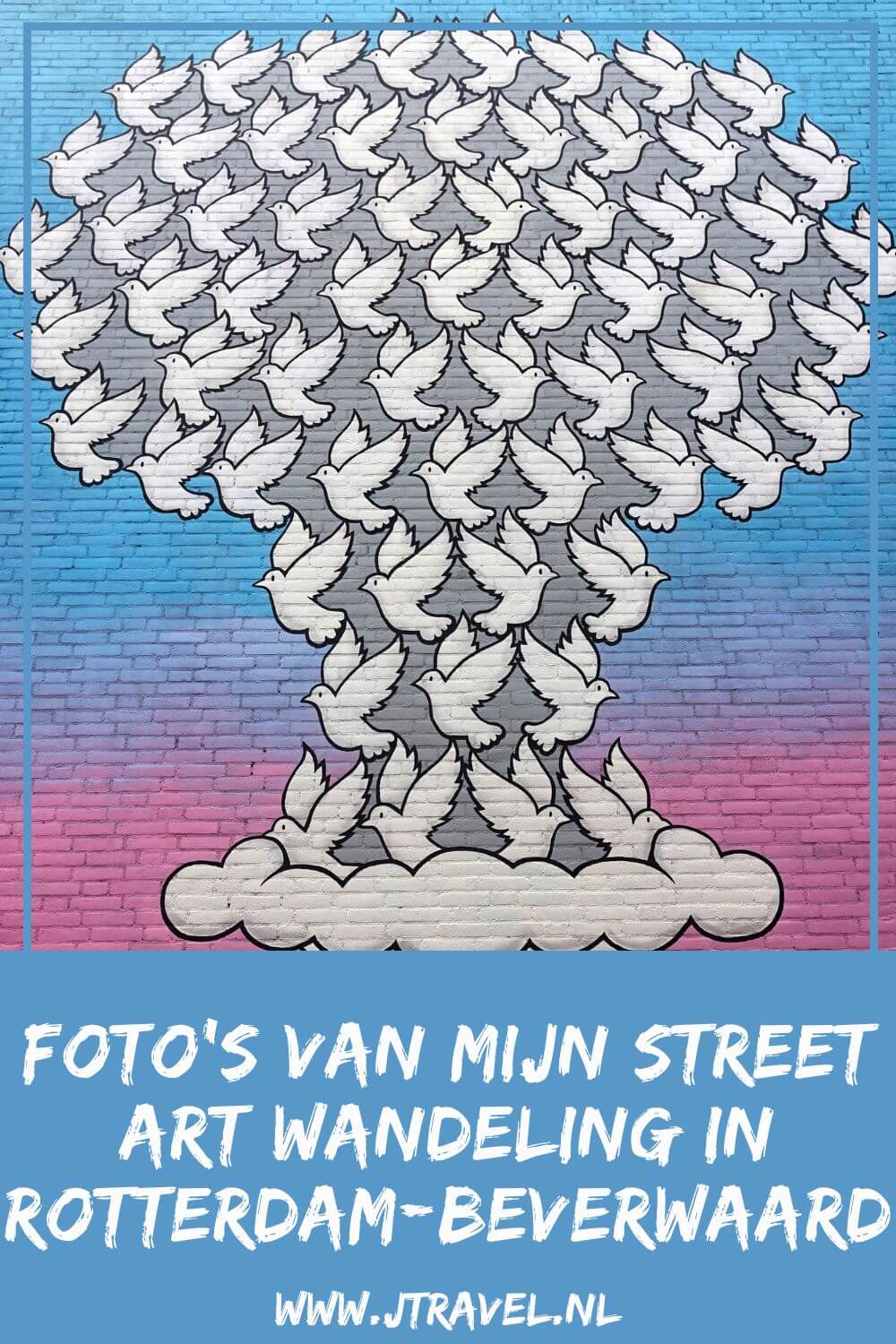 Ik maakte een wandeling langs de vele street art werken in de Rotterdamse wijk Beverwaard. In dit artikel zie je de foto's die ik tijdens mijn street art wandeling in Rotterdam-Beverwaard maakte. #streetart #streetartrotterdam #rotterdam #jtravel #jtravelblog #fotos