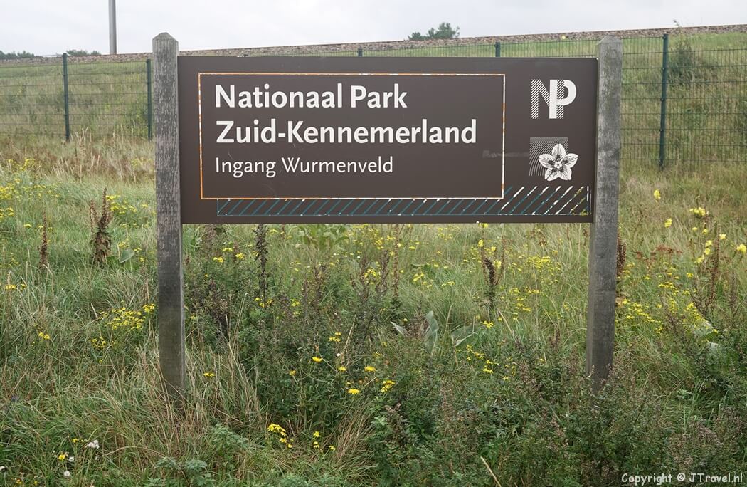 Ingang Wurmenveld in Nationaal Park Zuid-Kennemerland