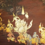 Muurschilderingen in de Wat Phra Kaew in Bangkok<br/>Copyright © JTravel.nl Muurschilderingen in de Wat Phra Kaew in Bangkok / Copyright © JTravel.nl