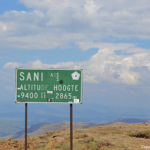Bord met de hoogte op de top van de Sani Pass / Copyright © JTravel.nl Bord met de hoogte op de top van de Sani Pass / Copyright © JTravel.nl