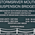 Informatie over de hangbruggen in het Tsitsikamma National Park<br/>Copyright © JTravel.nl Informatie over de hangbruggen in het Tsitsikamma National Park / Copyright © JTravel.nl
