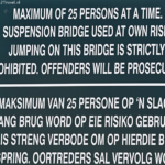 Informatie over de hangbruggen in het Tsitsikamma National Park<br/>Copyright © JTravel.nl Informatie over de hangbruggen in het Tsitsikamma National Park / Copyright © JTravel.nl