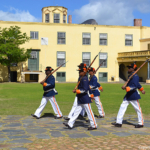 Wisseling van de wacht in Kasteel de Goede Hoop in Kaapstad<br/>Copyright © JTravel.nl Wisseling van de wacht in Kasteel de Goede Hoop in Kaapstad / Copyright © JTravel.nl