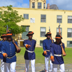 Wisseling van de wacht in Kasteel de Goede Hoop in Kaapstad<br/>Copyright © JTravel.nl Wisseling van de wacht in Kasteel de Goede Hoop in Kaapstad / Copyright © JTravel.nl