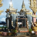 Sop Ruak aan de Mekong Rivier bij Chiang Rai<br/>Copyright © JTravel.nl Sop Ruak aan de Mekong Rivier bij Chiang Rai / Copyright © JTravel.nl