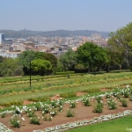 Uitzicht over Pretoria in de tuin voor de Union Buildings in Pretoria<br/>Copyright © JTravel.nl Uitzicht over Pretoria in de buin voor de Union Buildings in Pretoria / Copyright © JTravel.nl