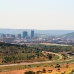 Uitzicht over Pretoria vanaf het Voortrekkersmonument in Pretoria<br/>Copyright © JTravel.nl Uitzicht over Pretoria vanaf het Voortrekkermonument in Pretoria / Copyright © JTravel.nl