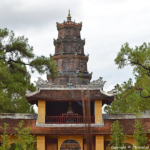 De achterkant van de Thien Mu Pagode in Hué<br/>Copyright © JTravel.nl De achterkant van de Thien Mu Pagode in Hué / Copyright © JTravel.nl