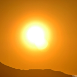 De zonsondergang tijdens de sundowner op de Little Sossus Campsite<br/>Copyright © JTravel.nl De zonsondergang tijdens de sundowner op de Little Sossus Campsite / Copyright © JTravel.nl