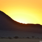 De zonsondergang tijdens de sundowner op de Little Sossus Campsite<br/>Copyright © JTravel.nl De zonsondergang tijdens de sundowner op de Little Sossus Campsite / Copyright © JTravel.nl