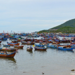 Vissersboten nabij Nha Trang op 17-9-2013<br/>Copyright © JTravel.nl Vissersboten nabij Nha Trang op 17-9-2013 / Copyright © JTravel.nl