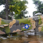 Een Amerikaans gevechtstoestel in het War Remnants Museum in Ho Chi Minh City<br/>Copyright © JTravel.nl Een Amerikaans gevechtstoestel in het War Remnants Museum in Ho Chi Minh City / Copyright © JTravel.nl