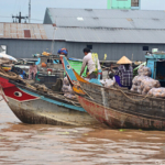 De drijvende markt in de Mekong Delta / Copyright © JTravel.nl