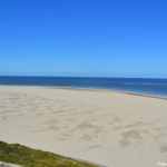 Het strand vanaf de vuurtoren van De Cocksdorp<br/>Copyright © JTravel.nl Het strand vanaf de vuurtoren van De Cocksdorp / Copyright © JTravel.nl