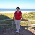 Ik bij de vuurtoren van De Cocksdorp<br/>Copyright © JTravel.nl Ik bij de vuurtoren van De Cocksdorp / Copyright © JTravel.nl