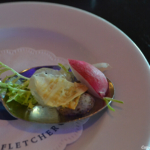 De amuse tijdens het diner op de 3e avond in het Fletcher Hotel De Cooghen in De Koog<br/>Copyright © JTravel.nl De amuse tijdens het diner op de 3e avond in het Fletcher Hotel De Cooghen in De Koog / Copyright © JTravel.nl