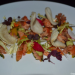 Het voorgerecht tijdens het diner op de 3e avond in het Fletcher Hotel De Cooghen in De Koog<br/>Copyright © JTravel.nl Het voorgerecht tijdens het diner op de 3e avond in het Fletcher Hotel De Cooghen in De Koog / Copyright © JTravel.nl