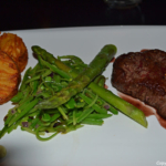 Het hoofdgerecht tijdens het diner op de 3e avond in het Fletcher Hotel De Cooghen in De Koog<br/>Copyright © JTravel.nl Het hoofdgerecht tijdens het diner op de 3e avond in het Fletcher Hotel De Cooghen in De Koog / Copyright © JTravel.nl