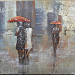 Een schilderij in Oudeschild<br/>Copyright © JTravel.nl Een schilderij in Oudeschild / Copyright © JTravel.nl