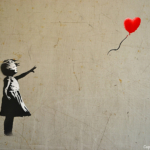 Klik hier om de informatie over het Moco Museum in Amsterdam te lezen 'Girl with Balloon' van Banksy in het Moco Museum in Amsterdam / Copyright ยฉ JTravel.nl