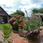 De tuin van de Galerie de Reede van Texel in Oudeschild<br/>Copyright © JTravel.nl De tuin van de Galerie de Reede van Texel in Oudeschild / Copyright © JTravel.nl