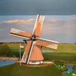 Een maquette van Molen het Noorden op de tentoonstelling de strijd tegen het water in het Cultuurhistorisch Museum Texel in De Waal<br/>Copyright © JTravel.nl Een maquette van Molen het Noorden op de tentoonstelling de strijd tegen het water in het Cultuurhistorisch Museum Texel in De Waal / Copyright © JTravel.nl