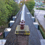 Uitzicht vanaf de zolder van het Rijnlandshuis in Spaarndam tijdens de Instawalk Waterbazen<br/>Copyright © JTravel.nl Uitzicht vanaf de zolder van het Rijnlandshuis in Spaarndam tijdens de Instawalk Waterbazen / Copyright © JTravel.nl