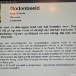 Uitleg over het godenbeeld in Museum Volkenkunde in Leiden<br/>Copyright © JTravel.nl Uitleg over het godenbeeld in Museum Volkenkunde in Leiden / Copyright © JTravel.nl