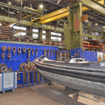 In de fabriekshal van Damen Shiprepair in Amsterdam Noord tijdens de Instameet 24H Noord<br/>Copyright ยฉ JTravel.nl In de fabriekshal van Damen Shiprepair in Amsterdam Noord tijdens de Instameet 24H Noord / Copyright ยฉ JTravel.nl