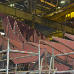 In de fabriekshal van Damen Shiprepair in Amsterdam Noord tijdens de Instameet 24H Noord<br/>Copyright ยฉ JTravel.nl In de fabriekshal van Damen Shiprepair in Amsterdam Noord tijdens de Instameet 24H Noord / Copyright ยฉ JTravel.nl