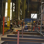 In de fabriekshal van Damen Shiprepair in Amsterdam Noord tijdens de Instameet 24H Noord<br/>Copyright ยฉ JTravel.nl In de fabriekshal van Damen Shiprepair in Amsterdam Noord tijdens de Instameet 24H Noord / Copyright ยฉ JTravel.nl