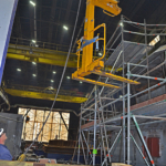 In de fabriekshal van Damen Shiprepair in Amsterdam Noord tijdens de Instameet 24H Noord<br/>Copyright ยฉ JTravel.nl In de fabriekshal van Damen Shiprepair in Amsterdam Noord tijdens de Instameet 24H Noord / Copyright ยฉ JTravel.nl