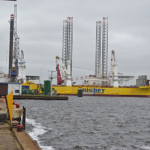 Uitzicht vanaf de scheepswerf Damen Shiprepair in Amsterdam Noord tijdens de Instameet 24H Noord<br/>Copyright ยฉ JTravel.nl Uitzicht vanaf de scheepswerf Damen Shiprepair in Amsterdam Noord tijdens de Instameet 24H Noord / Copyright ยฉ JTravel.nl