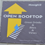 Bord voor de deur van het complex waar HoogtIJ in Amsterdam Noord is gevestigd tijdens de Instameet 24H Noord<br/>Copyright ยฉ JTravel.nl Bord voor de deur van het complex waar HoogtIJ in Amsterdam Noord is gevestigd tijdens de Instameet 24H Noord / Copyright ยฉ JTravel.nl