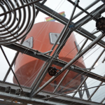 Uitzicht naar de toren vanuit de hoogste kas van Amsterdam HoogtIJ in Amsterdam Noord tijdens de Instameet 24H Noord<br/>Copyright ยฉ JTravel.nl Uitzicht naar de toren vanuit de hoogste kas van Amsterdam HoogtIJ in Amsterdam Noord tijdens de Instameet 24H Noord / Copyright ยฉ JTravel.nl