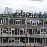 Het uitzicht vanaf het dakterras in het Groot Handelsgebouw in Rotterdam<br/>Copyright © JTravel.nl Het uitzicht vanaf het dakterras in het Groot Handelsgebouw in Rotterdam / Copyright © JTravel.nl
