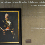 Een tekst in het Waterliniemuseum in Bunnik<br/>Copyright © JTravel.nl Een tekst in het Waterliniemuseum in Bunnik / Copyright © JTravel.nl