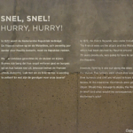 Een tekst in het Waterliniemuseum in Bunnik<br/>Copyright © JTravel.nl Een tekst in het Waterliniemuseum in Bunnik / Copyright © JTravel.nl