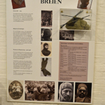 Uitleg over breien tijdens de tentoonstelling Front 14/18 in het Waterliniemuseum in Bunnik<br/>Copyright © JTravel.nl Uitleg over breien tijdens de tentoonstelling Front 14/18 in het Waterliniemuseum in Bunnik / Copyright © JTravel.nl