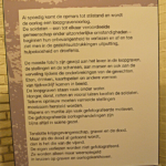 Informatie over Leven en dood tijdens de tentoonstelling Front 14/18 in het Waterliniemuseum in Bunnik<br/>Copyright © JTravel.nl Informatie over Leven en dood tijdens de tentoonstelling Front 14/18 in het Waterliniemuseum in Bunnik / Copyright © JTravel.nl