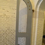 De toegangsdeur tot een ruimte van de tentoonstelling Front 14/18 in het Waterliniemuseum in Bunnik<br/>Copyright © JTravel.nl De toegangsdeur tot een ruimte van de tentoonstelling Front 14/18 in het Waterliniemuseum in Bunnik / Copyright © JTravel.nl