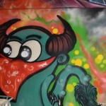 Streetart in de Ferro Dome in Rotterdam<br/>Copyright © JTravel.nl Streetart in de Ferro Dome in Rotterdam / Copyright © JTravel.nl